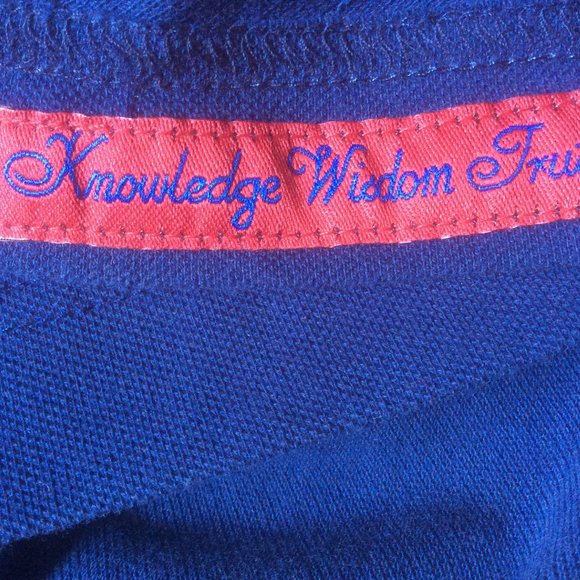 Robert Graham Blue Short Sleeve Cotton Polo with Blue on Blue Embroidery Size XL - Picture 10 of 11